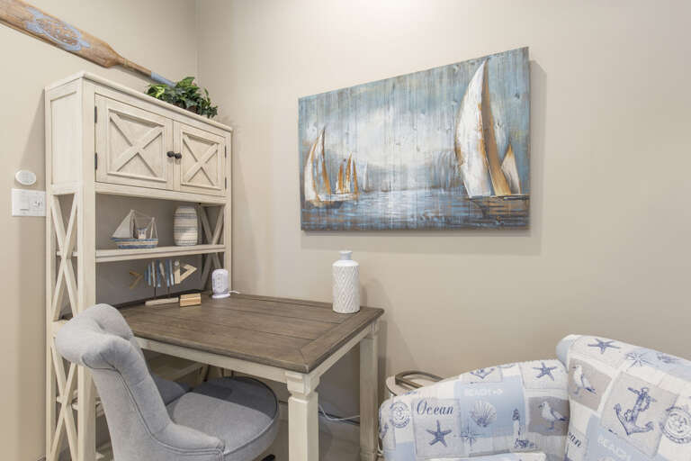 Master bedroom office area