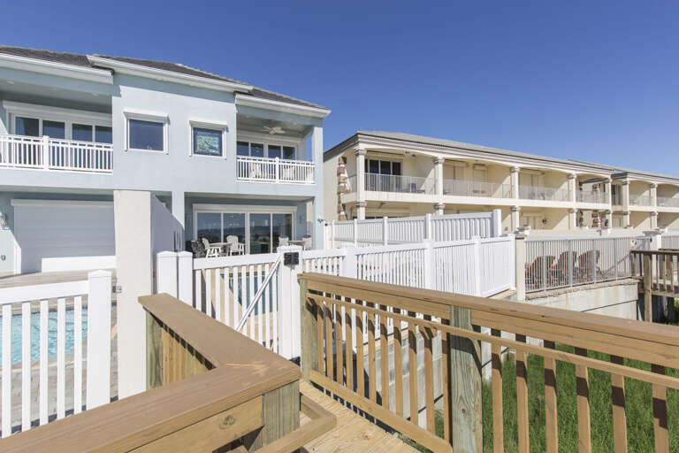 Private boardwalk to the beach
