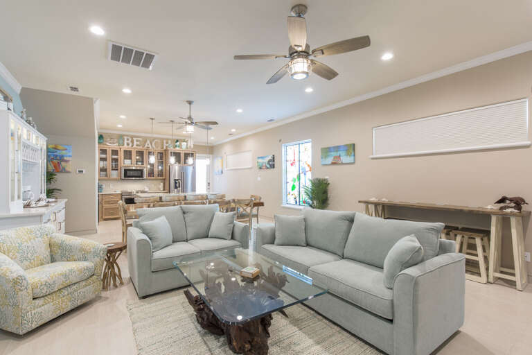 Spacious living area