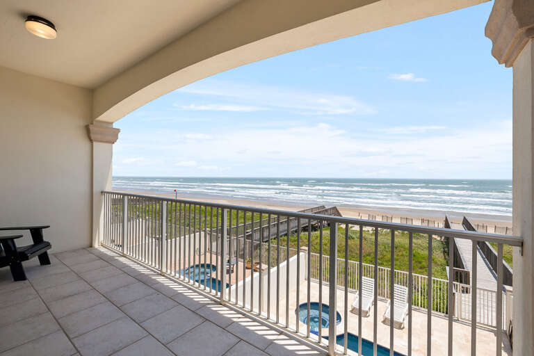 2nd Floor Balcony has the perfect view for the beautiful South Padre Island sunrise!