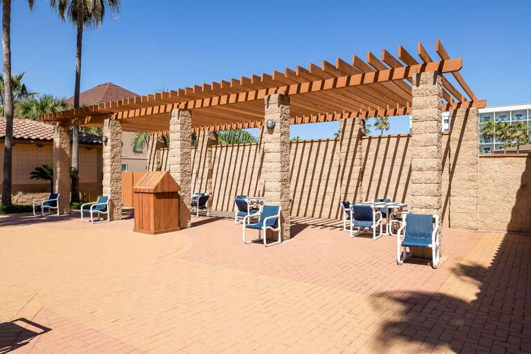 Poolside Lounging Area!