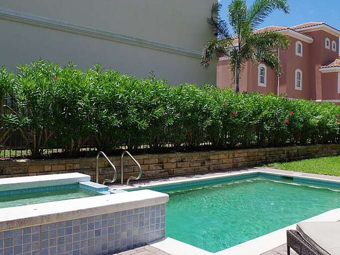 Private pool in your own tropical oasis! Hot tub is not an amenity for this home.