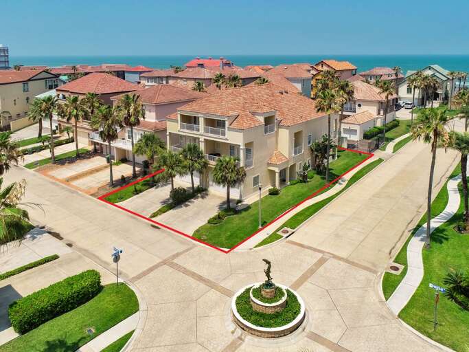 Aerial picture of our home