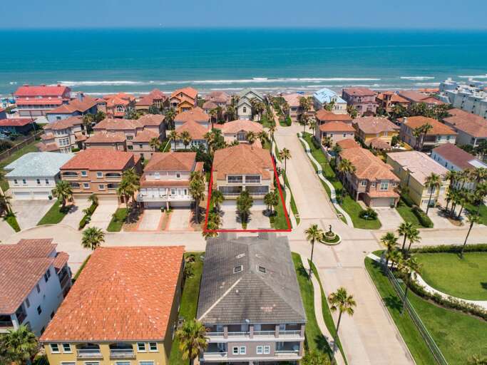 Aerial picture of our home