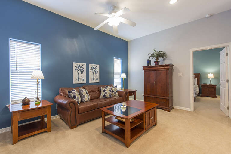 Second floor entertainment area