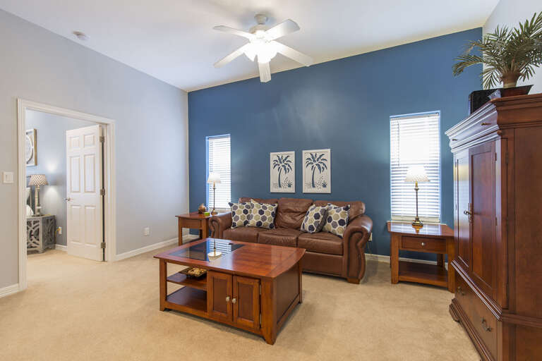 Second floor entertainment area