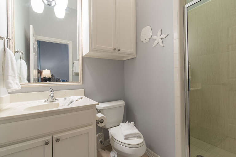 Guest bedroom en-suite bathroom