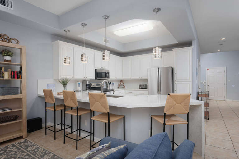 Kitchen is fully stocked with all cooking supplies