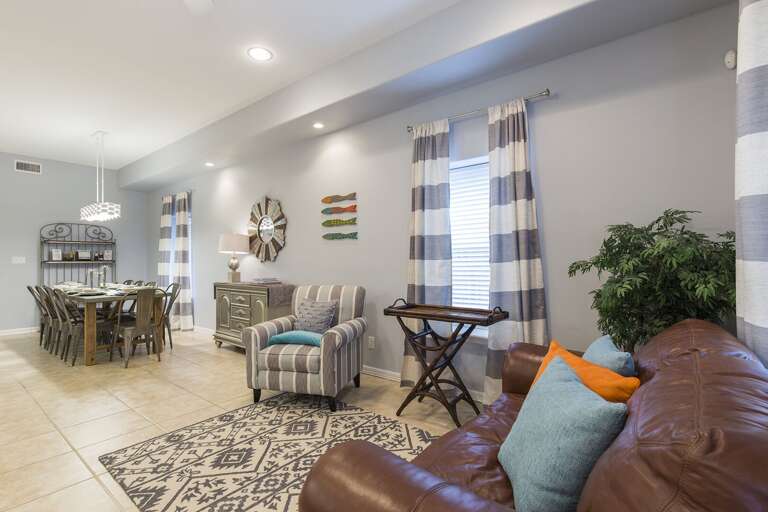 Sitting and dining area