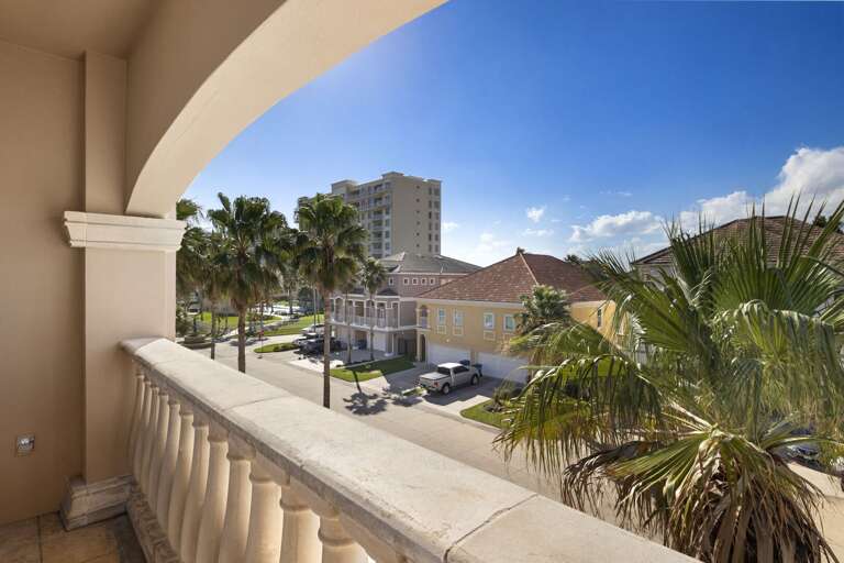 Third floor balcony views of the beautiful Villas of South Padre!