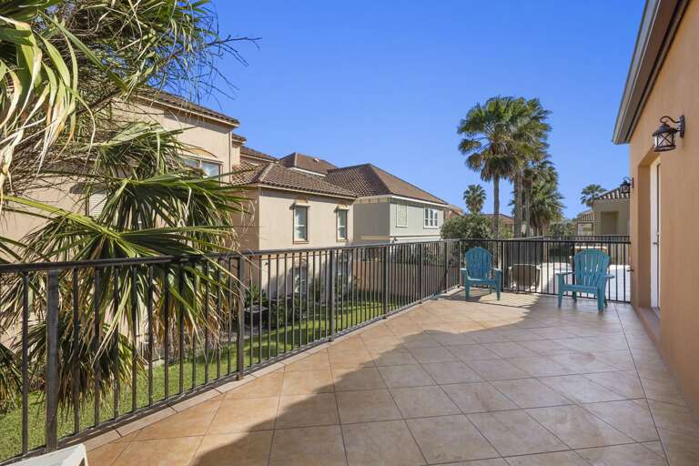 Street side balcony.