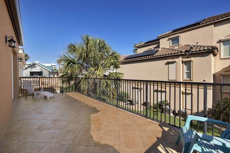 Street side balcony.
