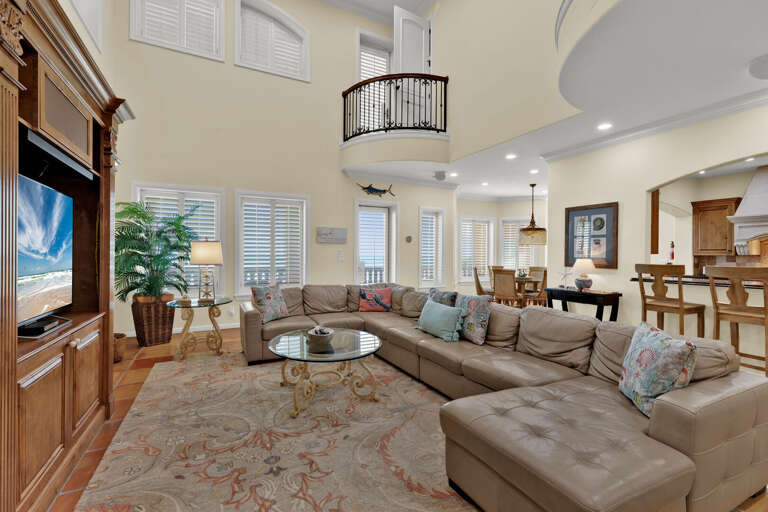 Spacious living area