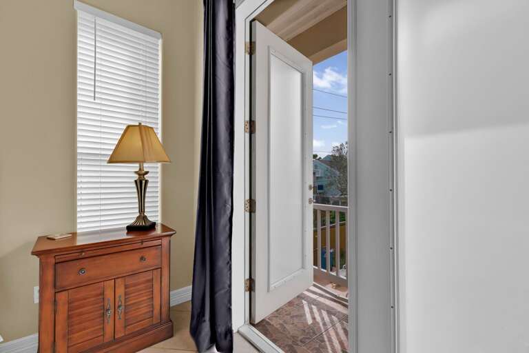 Balcony access from Master Bedroom Balcony access from Master Bedroom