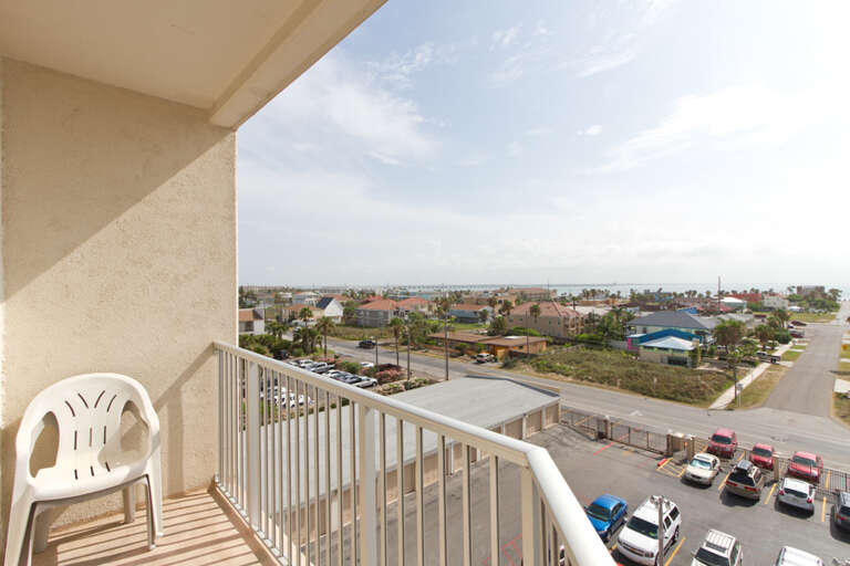 Balcony view facing west.