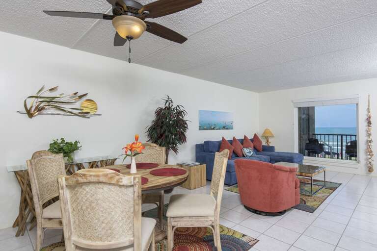 Living area with beach views Living area with beach views