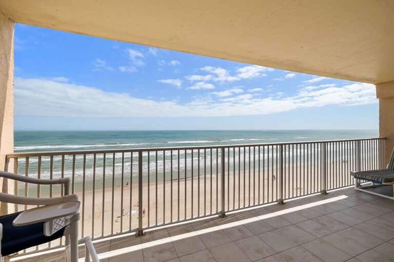 Views from your large private balcony.