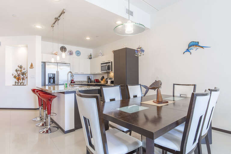Dining and kitchen areas Dining and kitchen areas