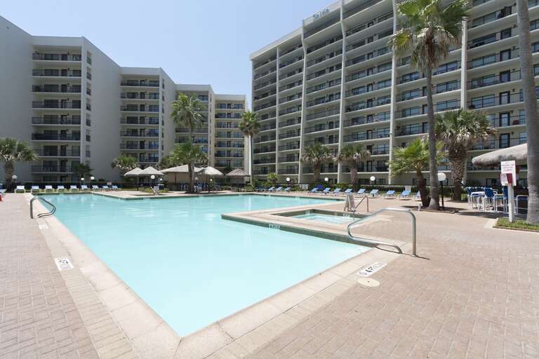 Take a dip in one of three dazzling beachfront swimming pools that are heated in the winter.