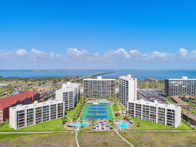 Aerial of Saida Condominiums! Ocean Front!