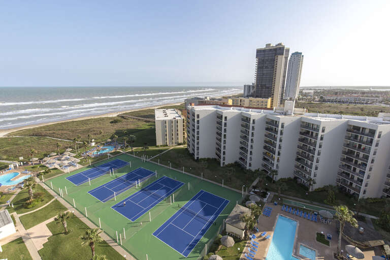 Tennis courts are available!