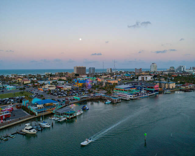 Aerial view of SPI's entertainment district, consisting of several popular bars frequented by locals and visitors alike. Aerial view of SPI's entertainment district, consisting of several popular bars frequented by locals and visitors alike.