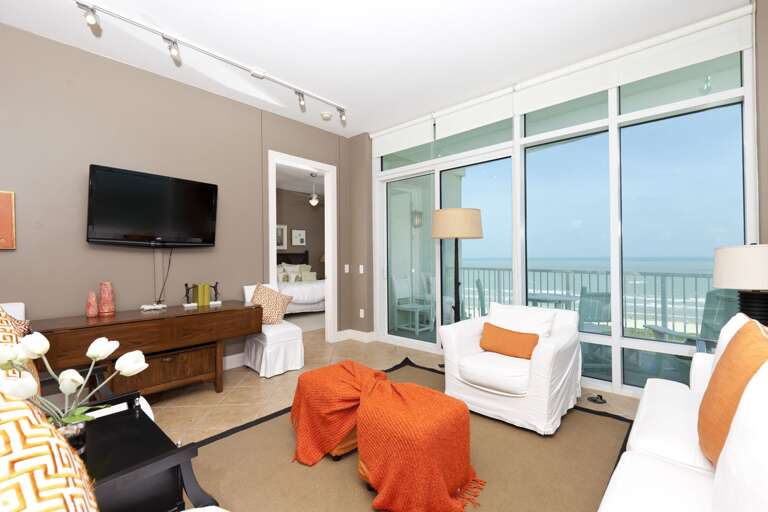 Wonderful living room with beach views! Wonderful living room with beach views!