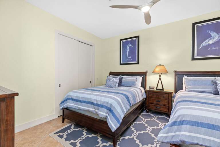 Guest bedroom with two full beds!