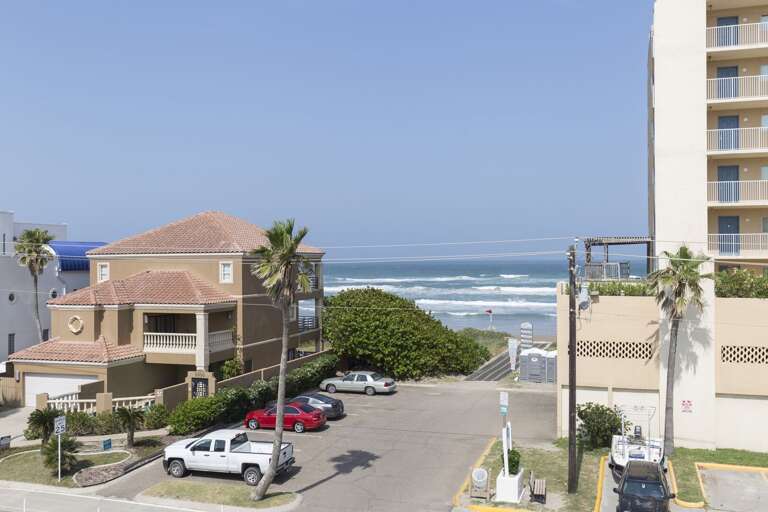 Beautiful beach views from the balcony