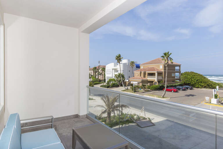 View from the master bedroom private balcony