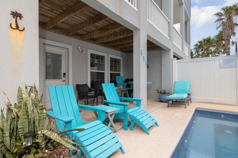 Enjoy poolside lounging