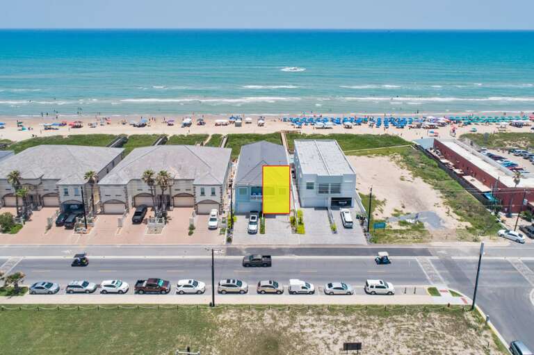 Aerial view of the property