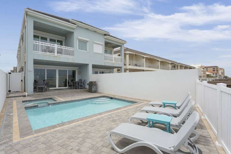 Poolside lounging perfect to enjoy our South Padre Island Sun!