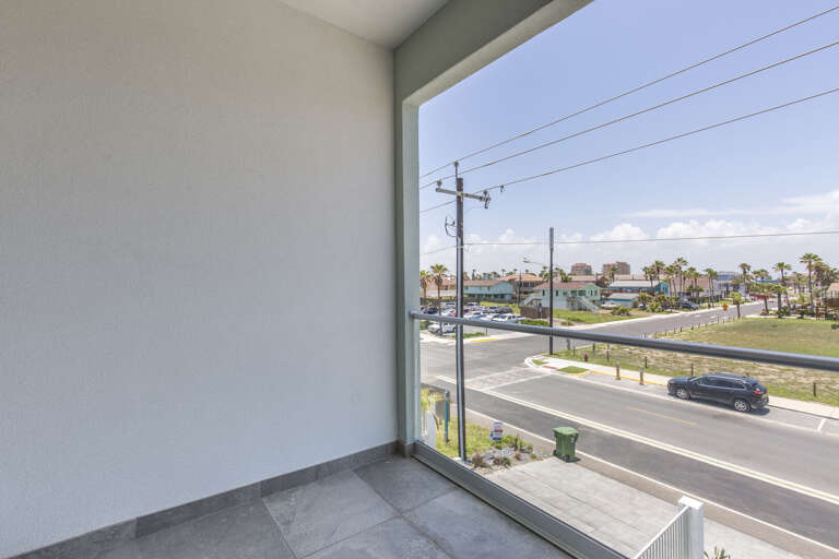Second floor guest bedroom balcony