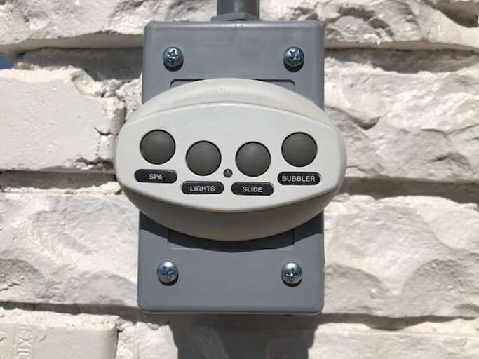 Easy Pool Control System for our rental guests!