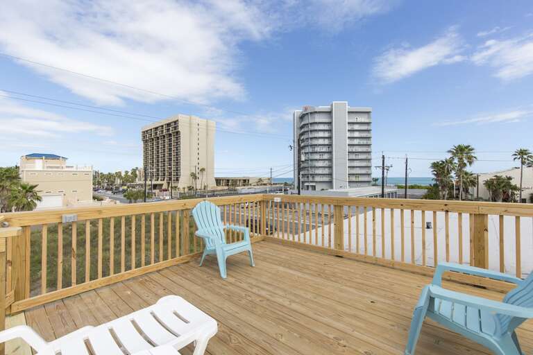 Enjoy Ocean Views from this spacious 3rd story deck!