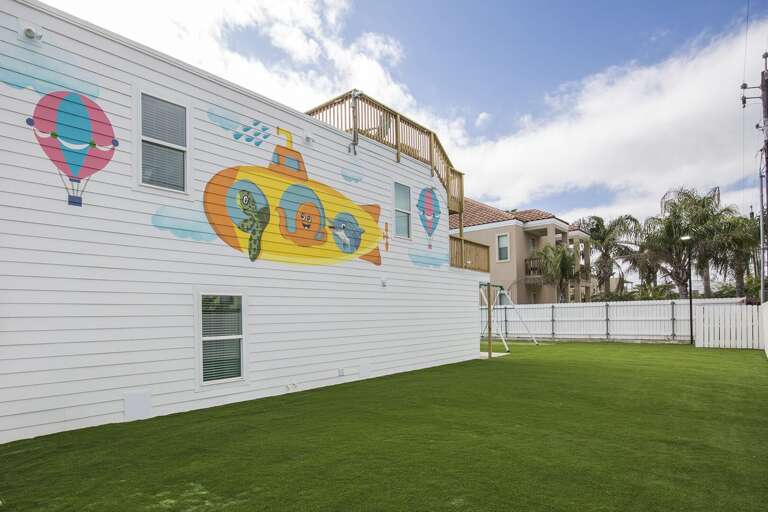 Our multipurpose field is perfect for family and friends to play games on!