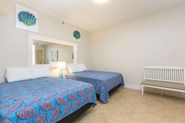 2nd guest bedroom with 2 Queen beds (sleeps 4).