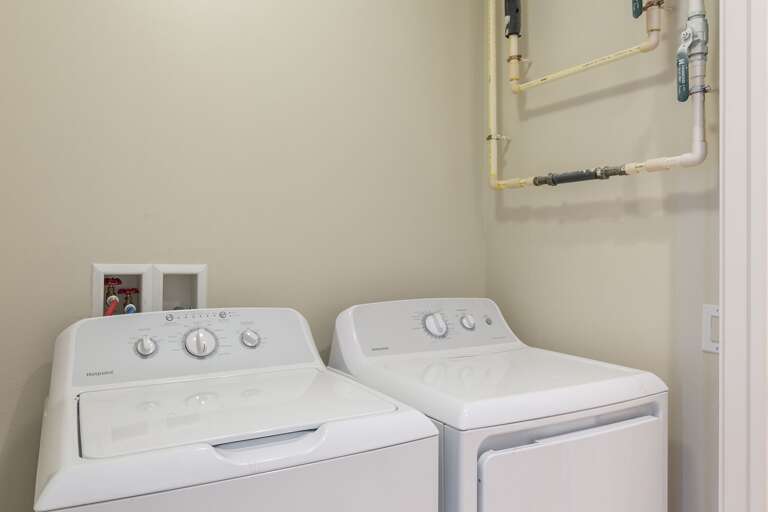 Washer and Dryer inside the condo for guest use.