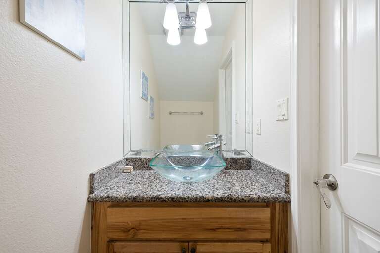 Half Bathroom located on the ground level Half Bathroom located on the ground level