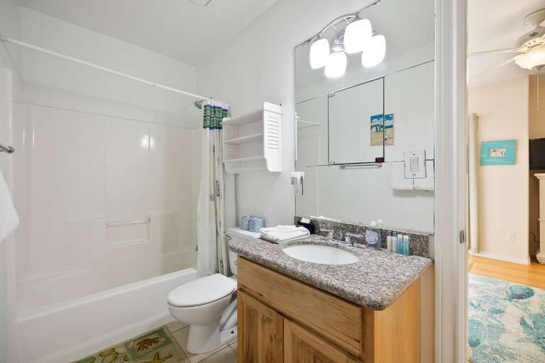 Jack and Jill Guest bathroom located on the 2nd floor.