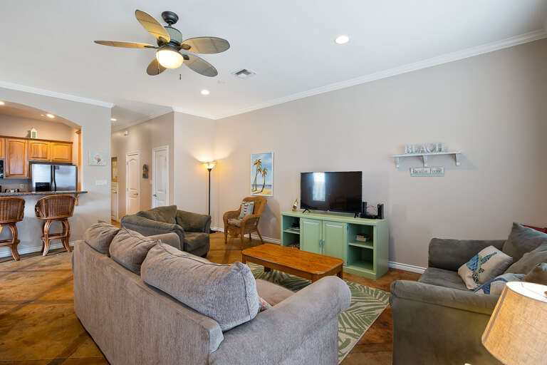 Living room features flat screen TV Living room features flat screen TV