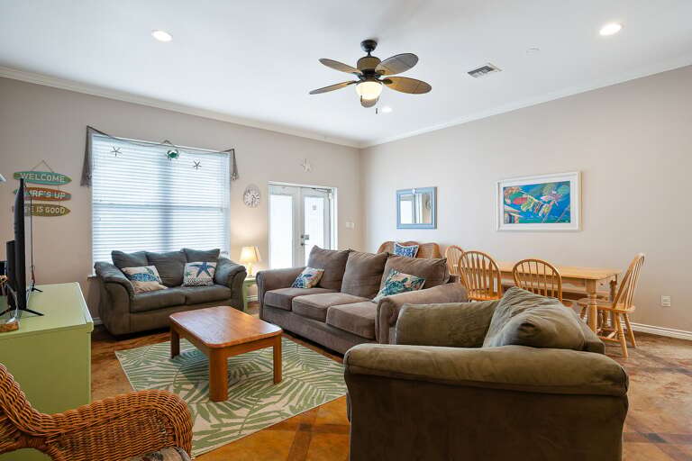 Open concept living and dining area!