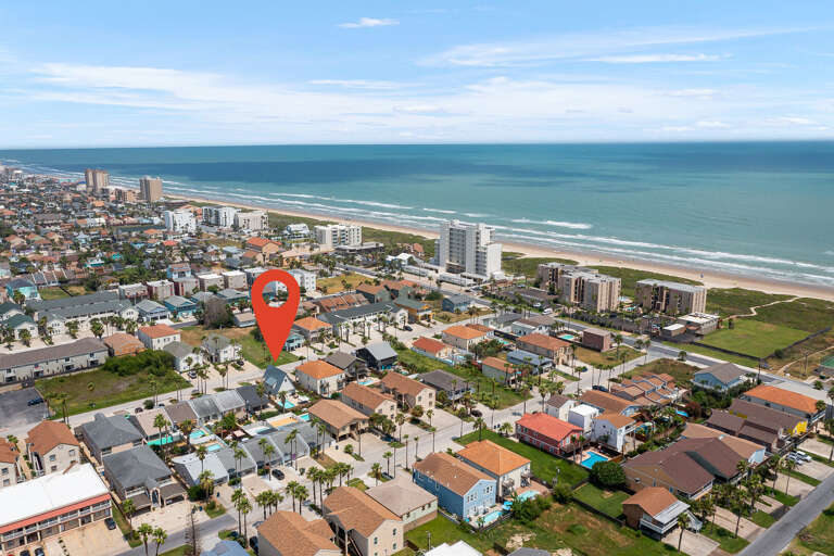 Aerial view of the property with the beach Aerial view of the property with the beach