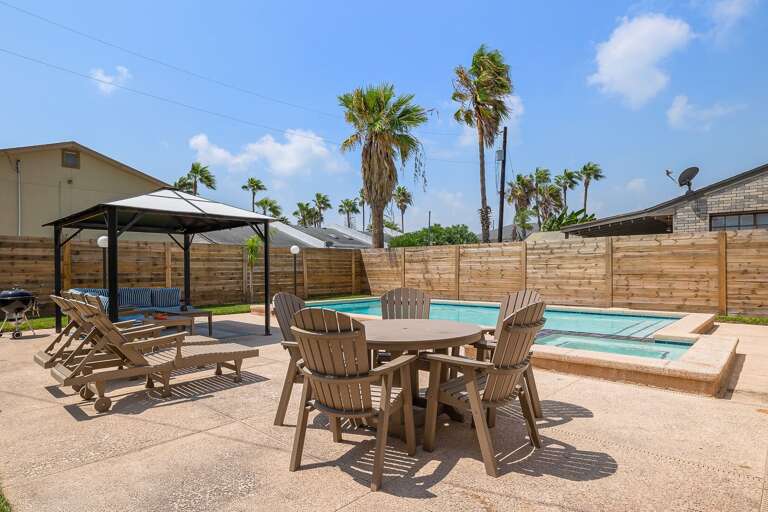 Ample lounging area!