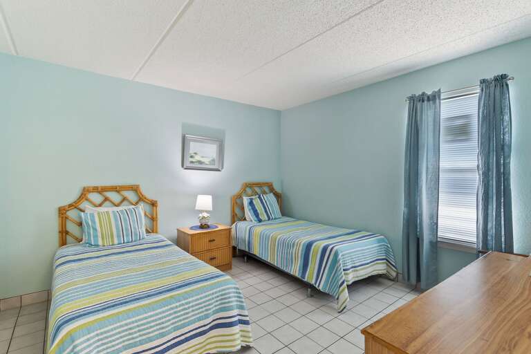 Guest Bedroom features two twin beds