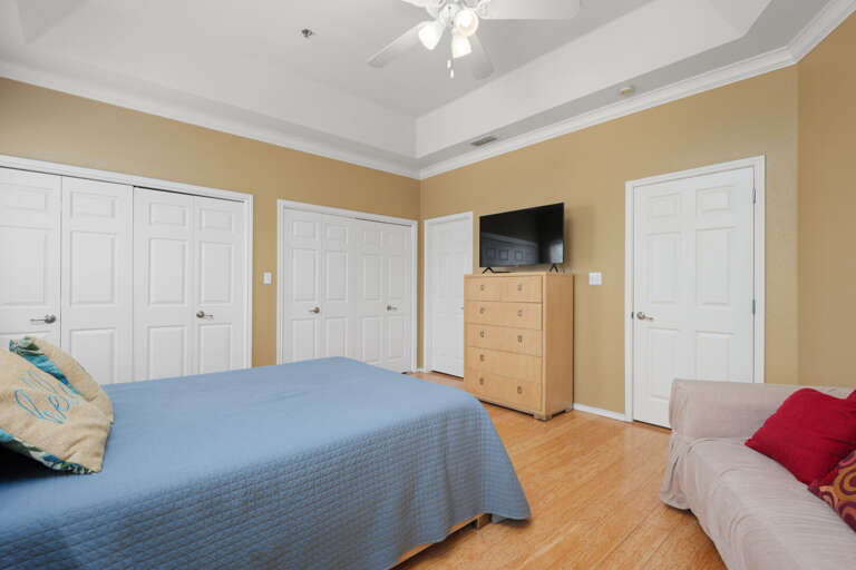 Master Bedroom features a flat screen TV Master Bedroom features a flat screen TV