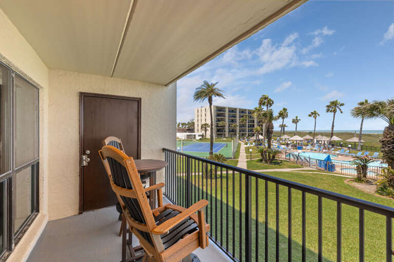 Relax and enjoy the island breeze on your balcony