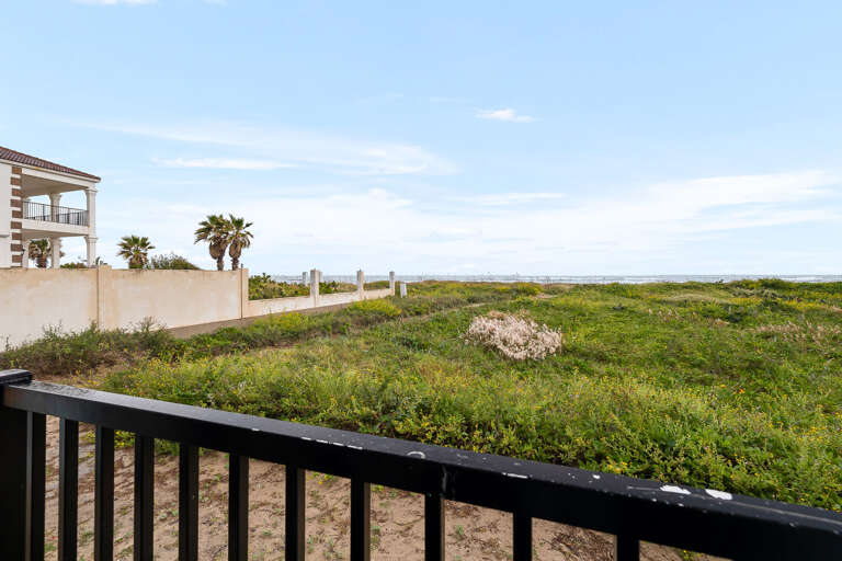 Patio overlooks towards the beach1 Patio overlooks towards the beach1