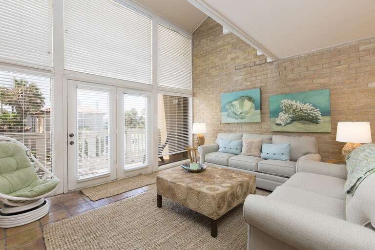 2nd Floor Living Area with direct access to the balcony!